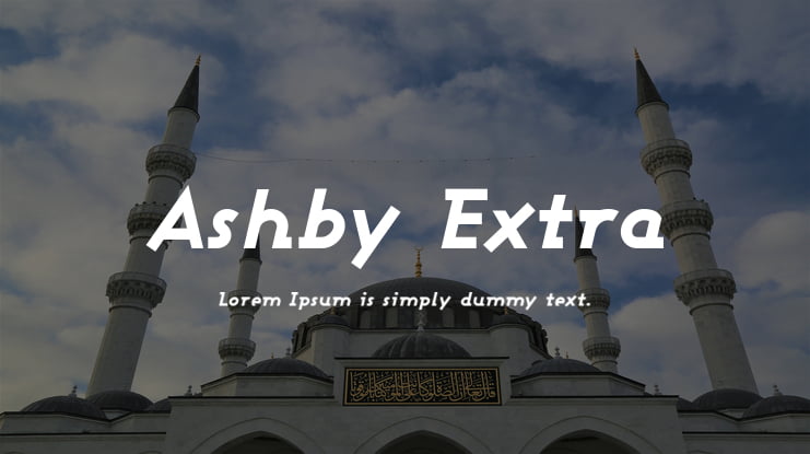 Ashby Extra Font