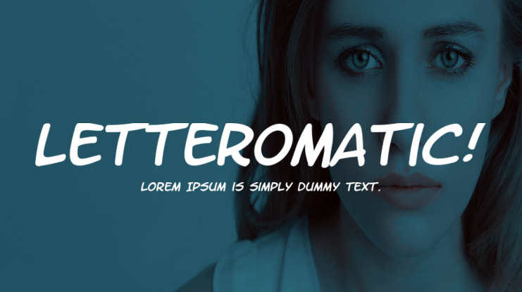 LetterOMatic! Font