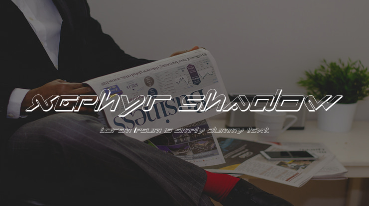 Xephyr Shadow Font