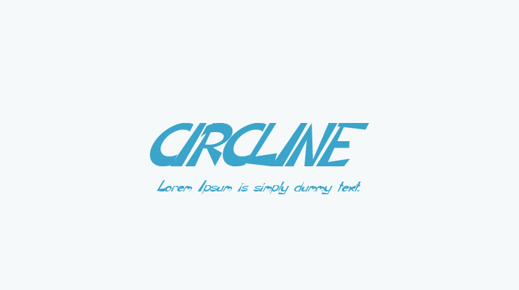 CIRCLINE Font