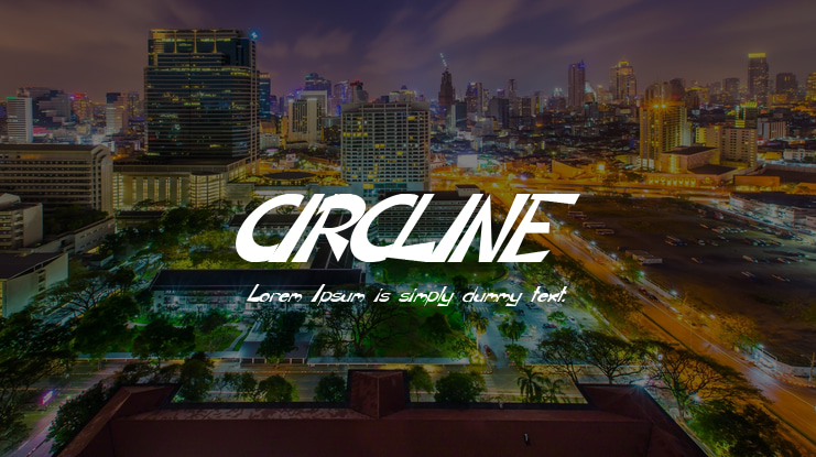 CIRCLINE Font