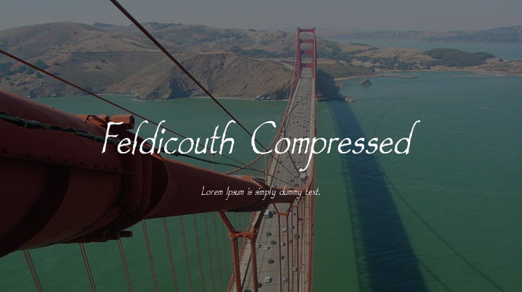 Feldicouth Compressed Font
