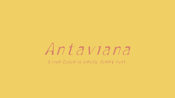 Antaviana Font