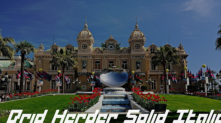 Drid Herder Solid Font