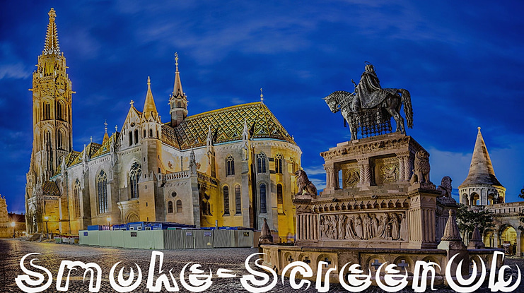 Smoke-ScreenObl Font