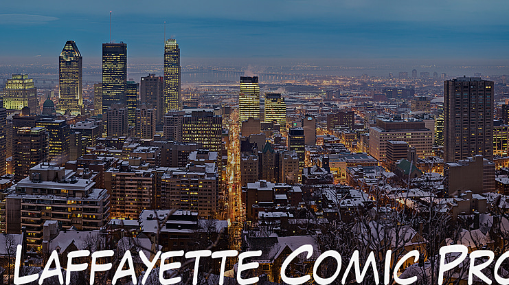 Laffayette Comic Pro Font
