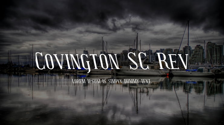 Covington SC Rev Font