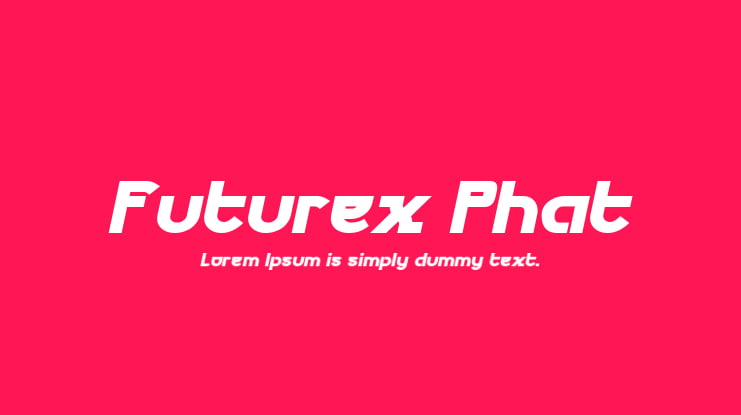 Futurex Phat Font
