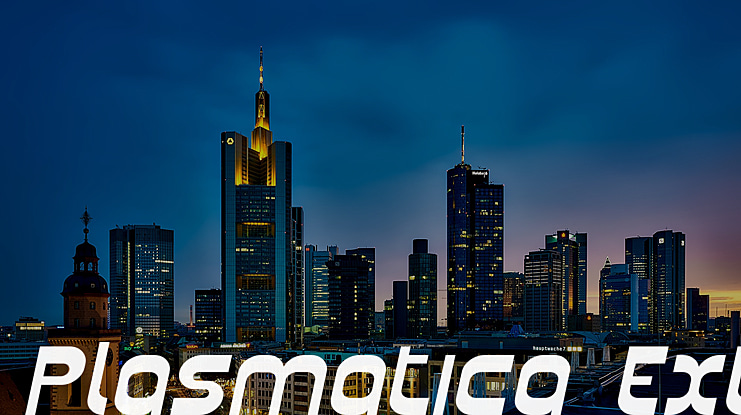 Plasmatica Ext Font