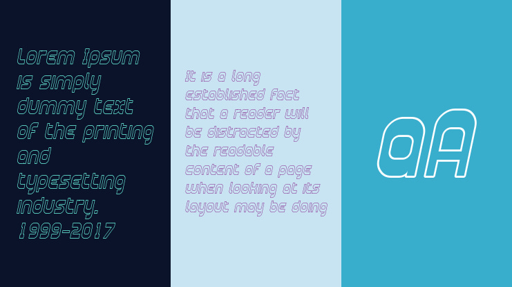 Plasmatica Outline Font