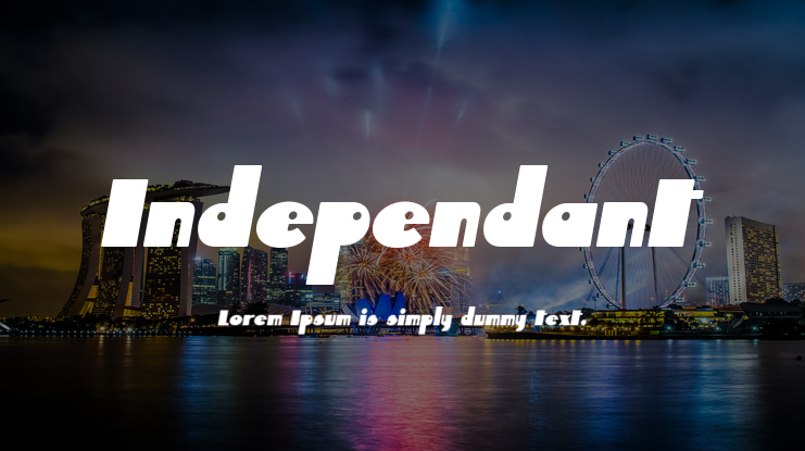 Independant Font