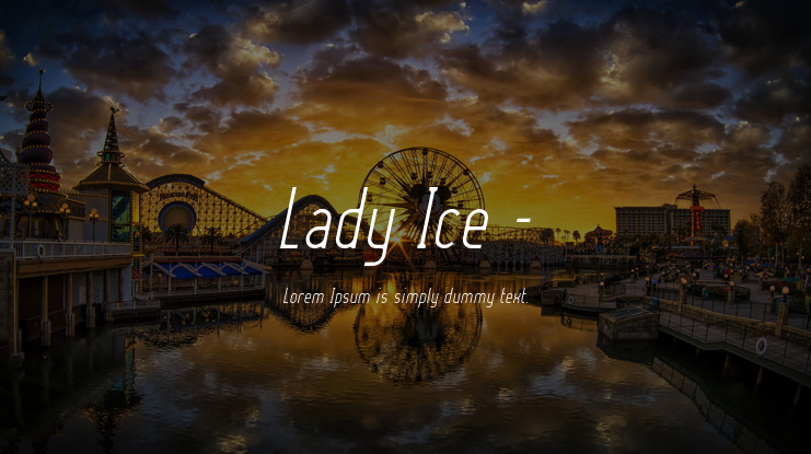 Lady Ice - Font
