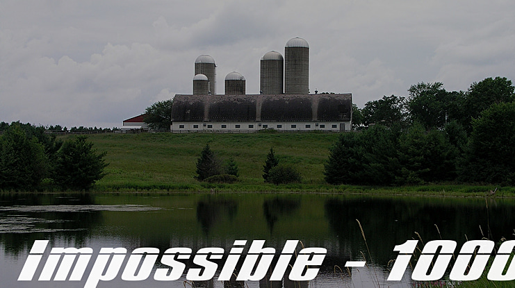 Impossible - 1000 Font