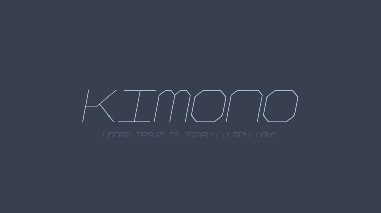 Kimono Font