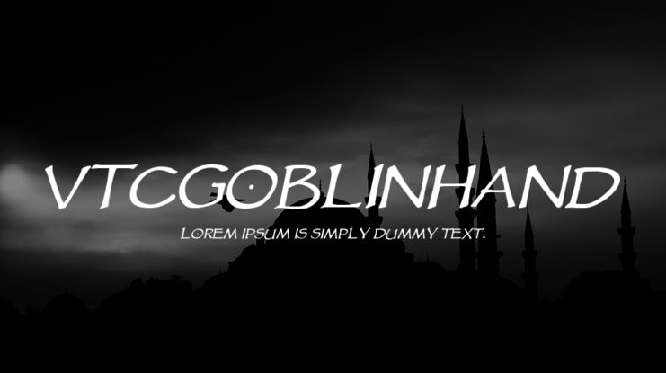 VTCGoblinHand Font