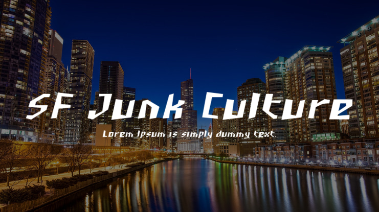 SF Junk Culture Font