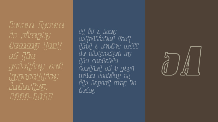 Avondale Outline Font