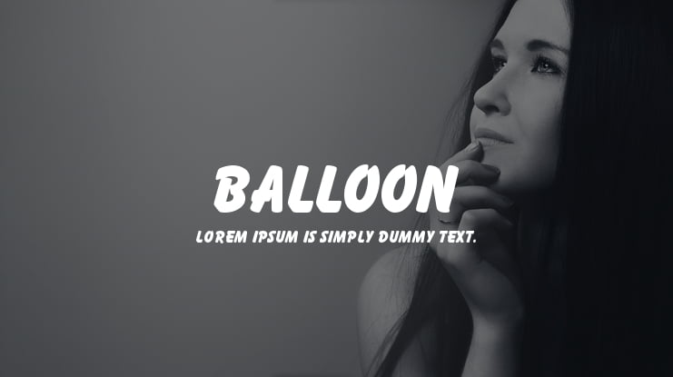 Balloon Font