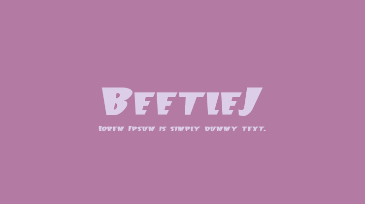 BeetleJ Font