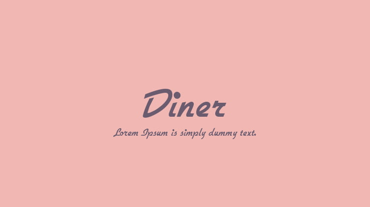 Diner Font