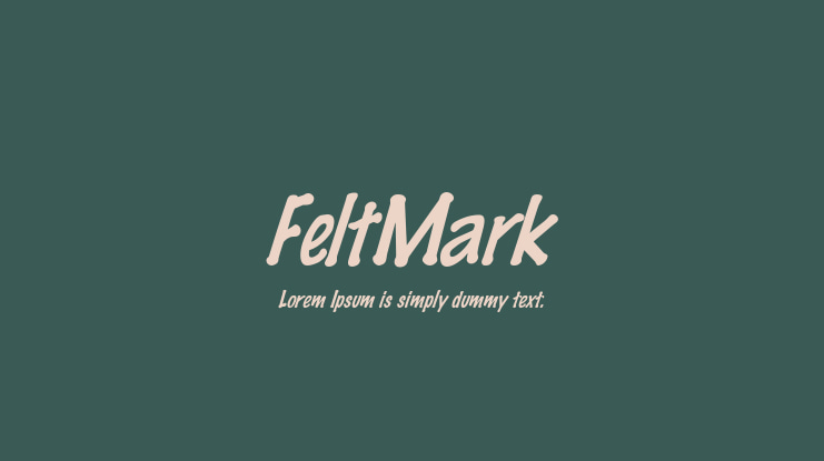FeltMark Font Family