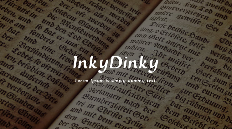 InkyDinky Font