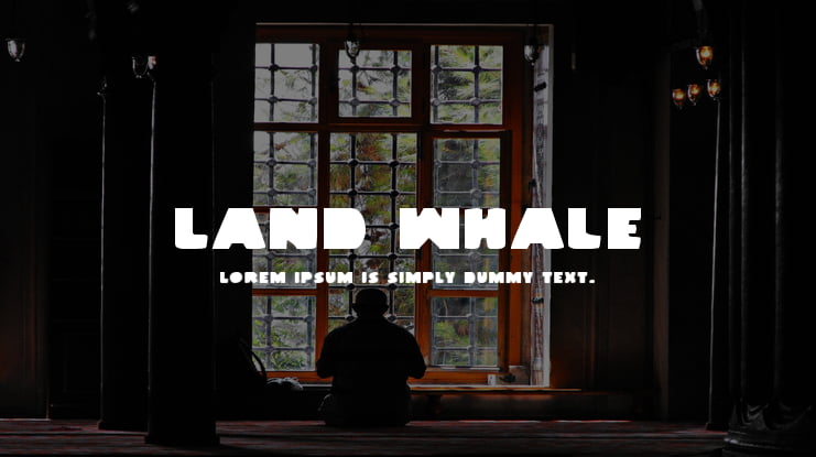 Land Whale Font Family