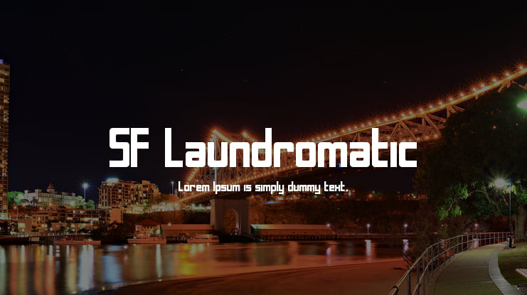 SF Laundromatic Font Family