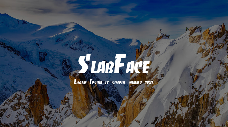 SlabFace Font