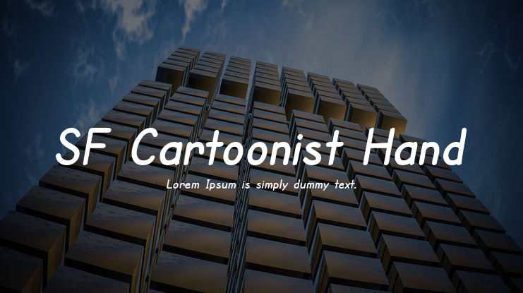 SF Cartoonist Hand Font Family