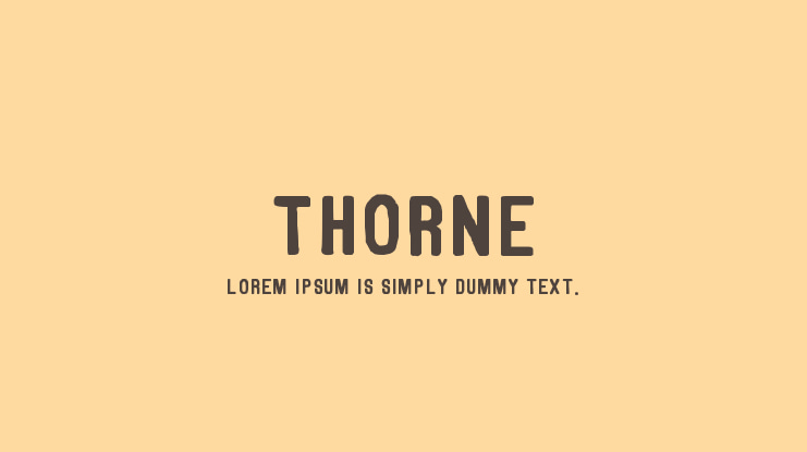 Thorne Font