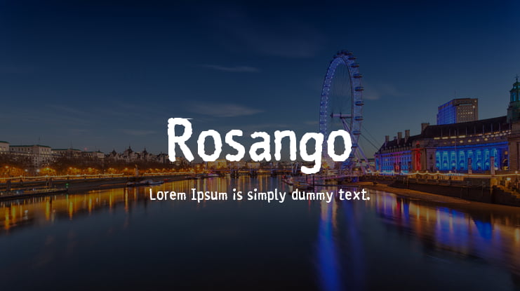 Rosango Font Family