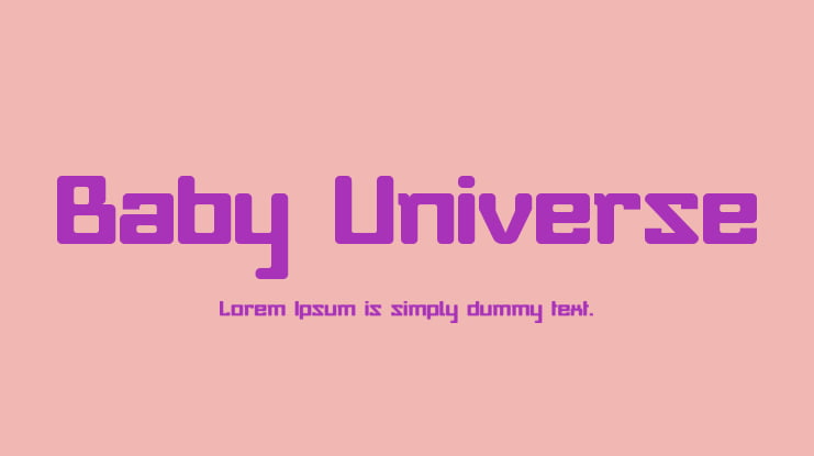 Baby Universe Font Family