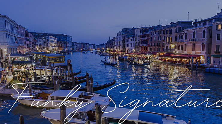 Funky Signature Font