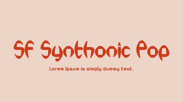 SF Synthonic Pop Font Family