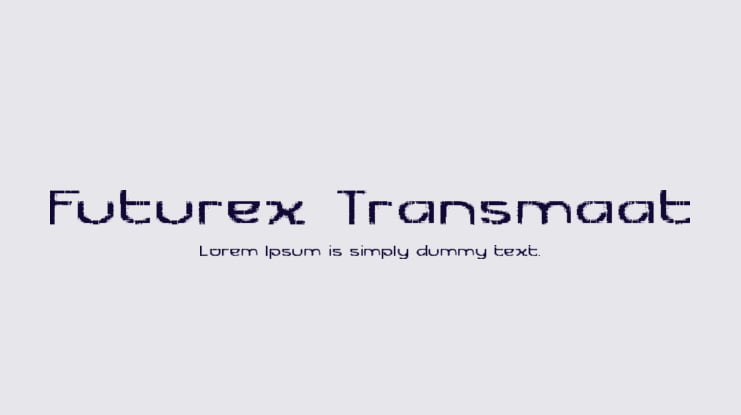 Futurex Transmaat Font Family