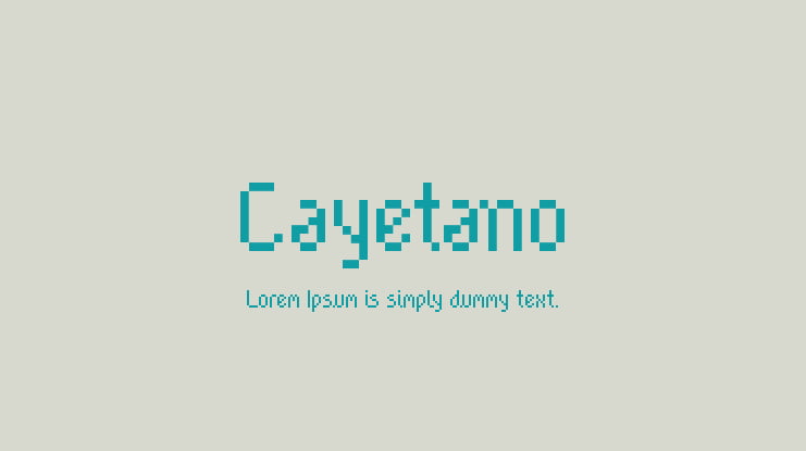 Cayetano Font Family