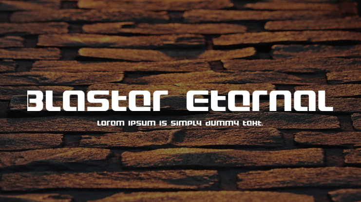 Blaster Eternal Font Family