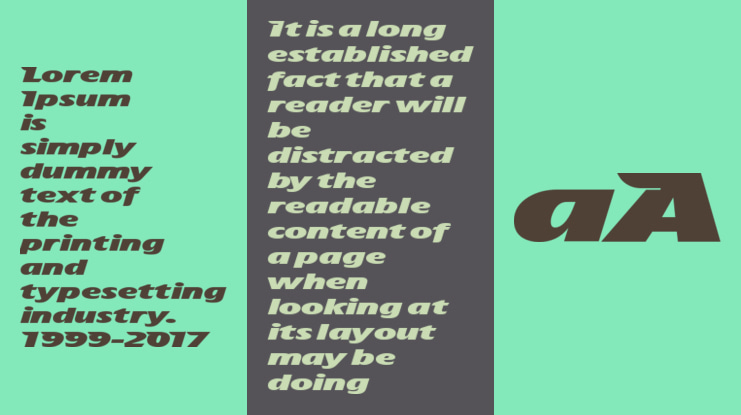 The Aeroplane Flies High Font