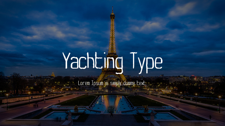 Yachting Type Font