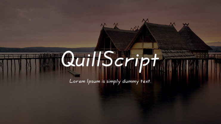QuillScript Font