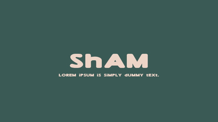 Sham Font