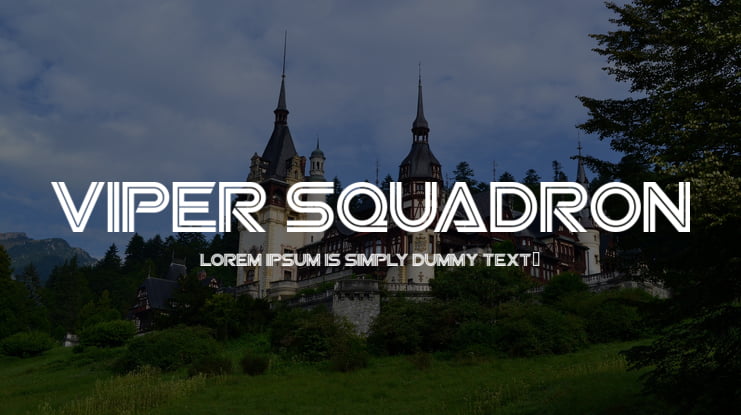 Viper Squadron Font Family
