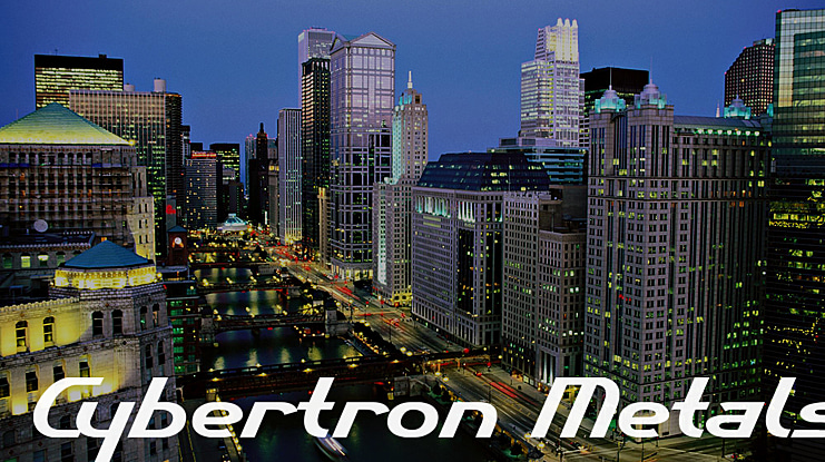 Cybertron Metals Font