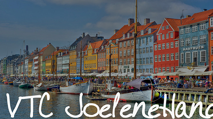 VTC JoeleneHand Font Family