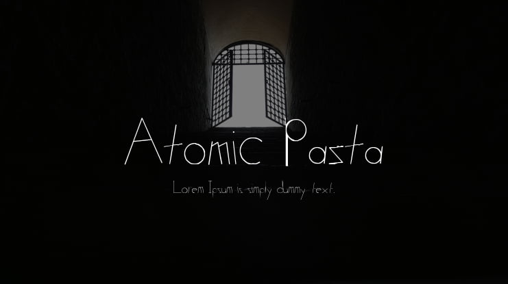 Atomic Pasta Font Family