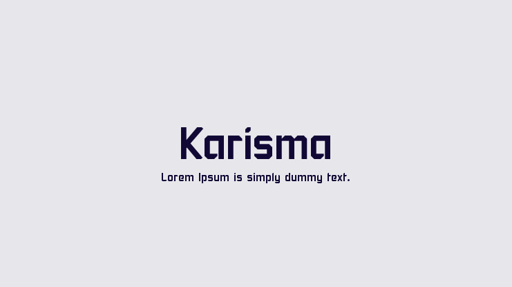 Karisma Font Family