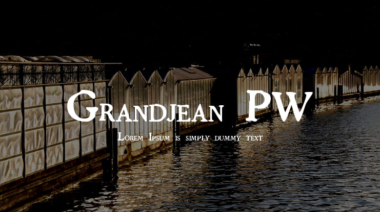 Grandjean PW Font