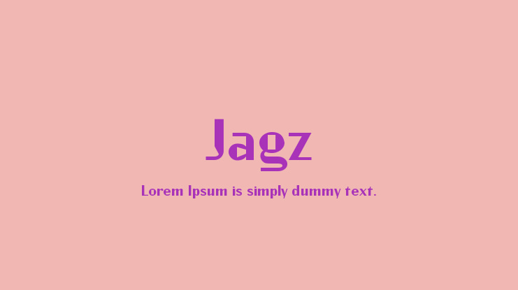 Jagz Font Family