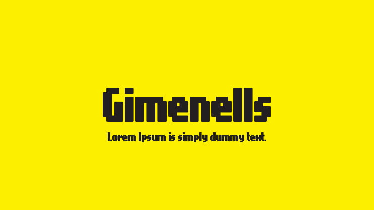 Gimenells Font Family
